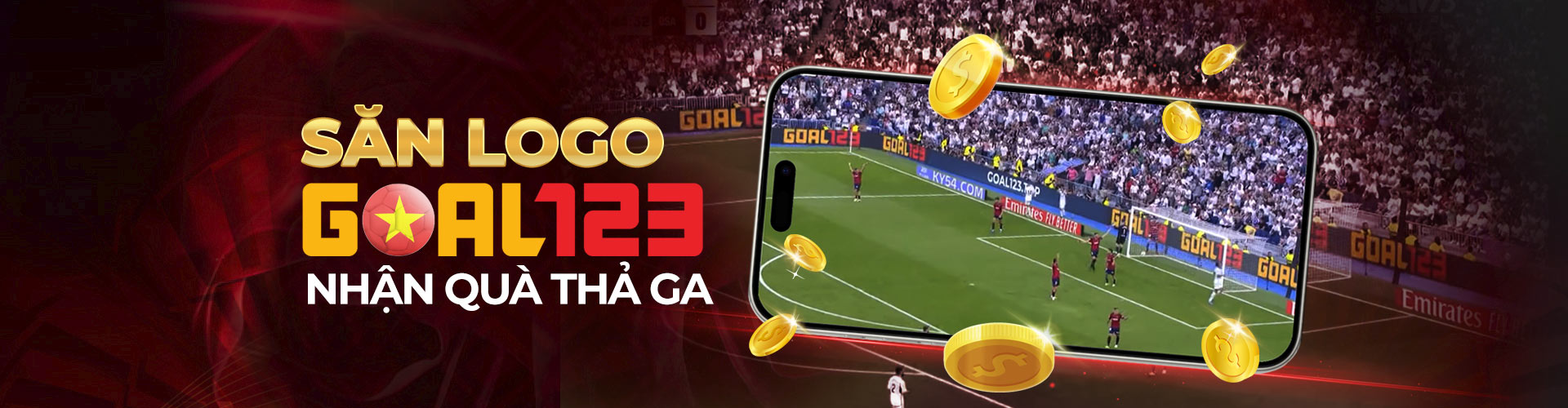 săn logo goal123 nhận quà thả ga